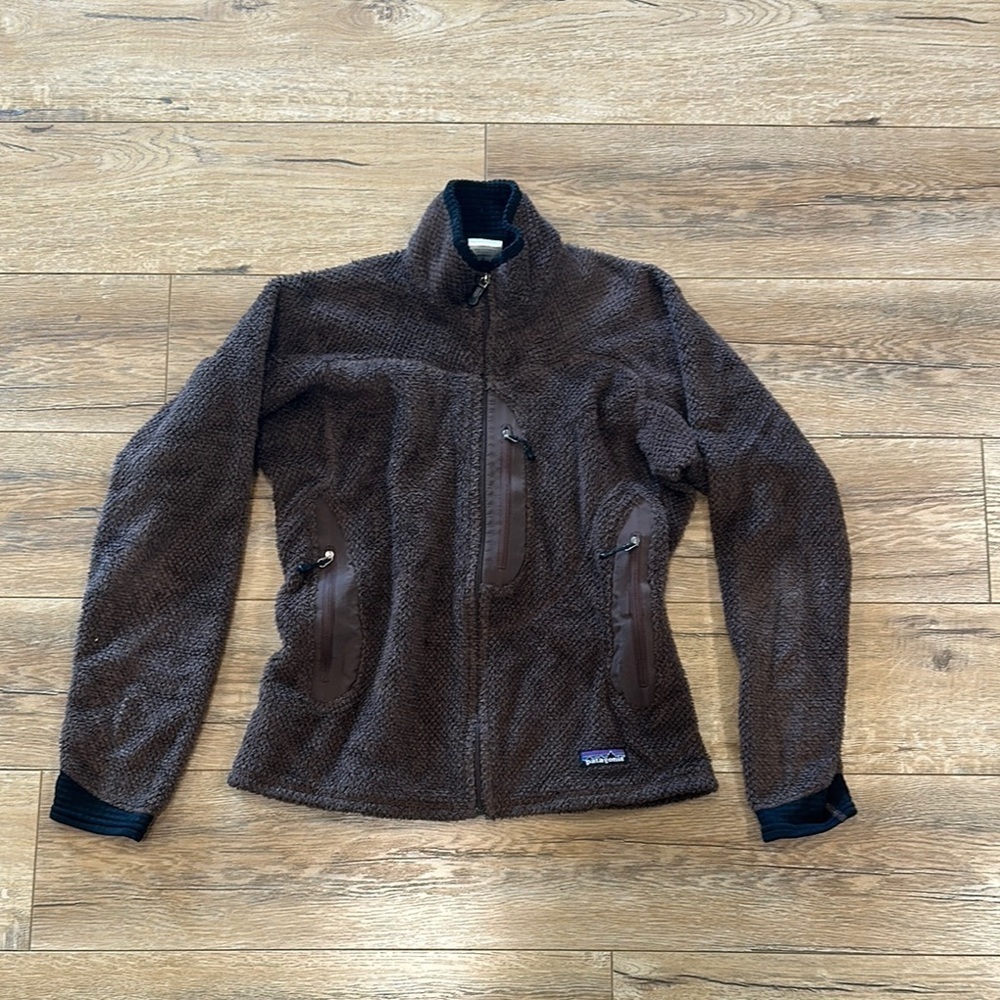 Patagonia Women's Brown Fleece Jacket Size Small